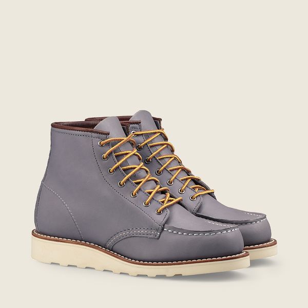 レッド ウィング(Red Wing) 6インチクラシックモック - ショートバウンダリーレザー ブーツ レディース Granite JP73192